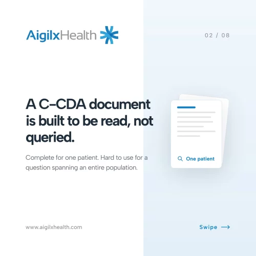 C-CDA document query challenges