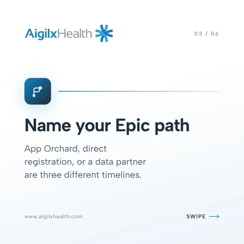 Epic integration path slide