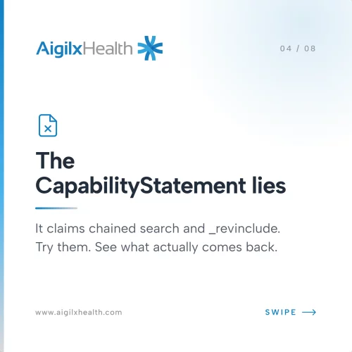 CapabilityStatement Claims Versus Reality