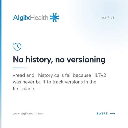 No History No Versioning