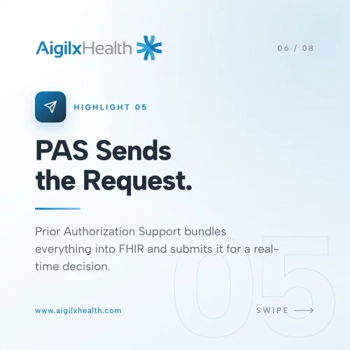 Slide PAS sends request