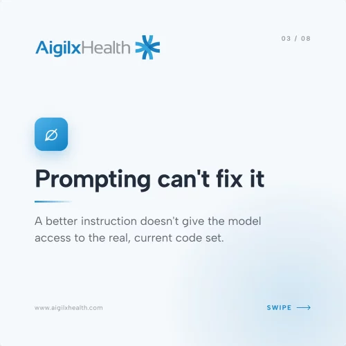 Slide prompting cannot fix hallucination