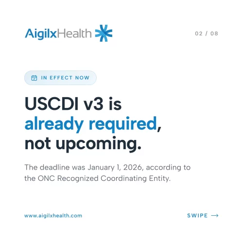 USCDI v3 TEFCA requirement
